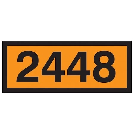 Accuform ORANGE 4DIGIT PANEL 2448 MOLTEN MPR617CT MPR617CT